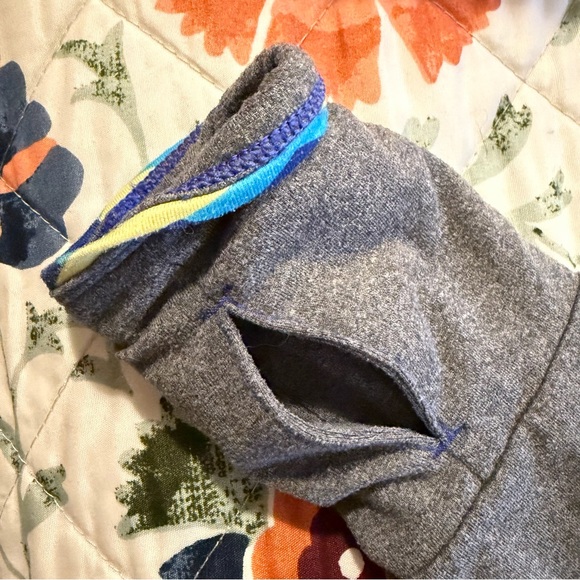 The North Face Long Sleeve Performance Base Layer Gray w/ Blue‎ Stitching Size L - Picture 9 of 9